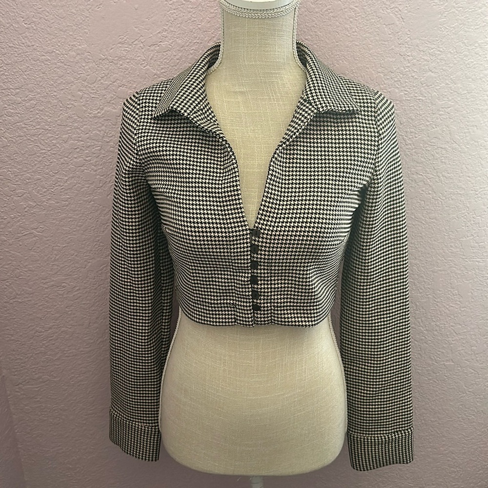 Zara cropped blazer